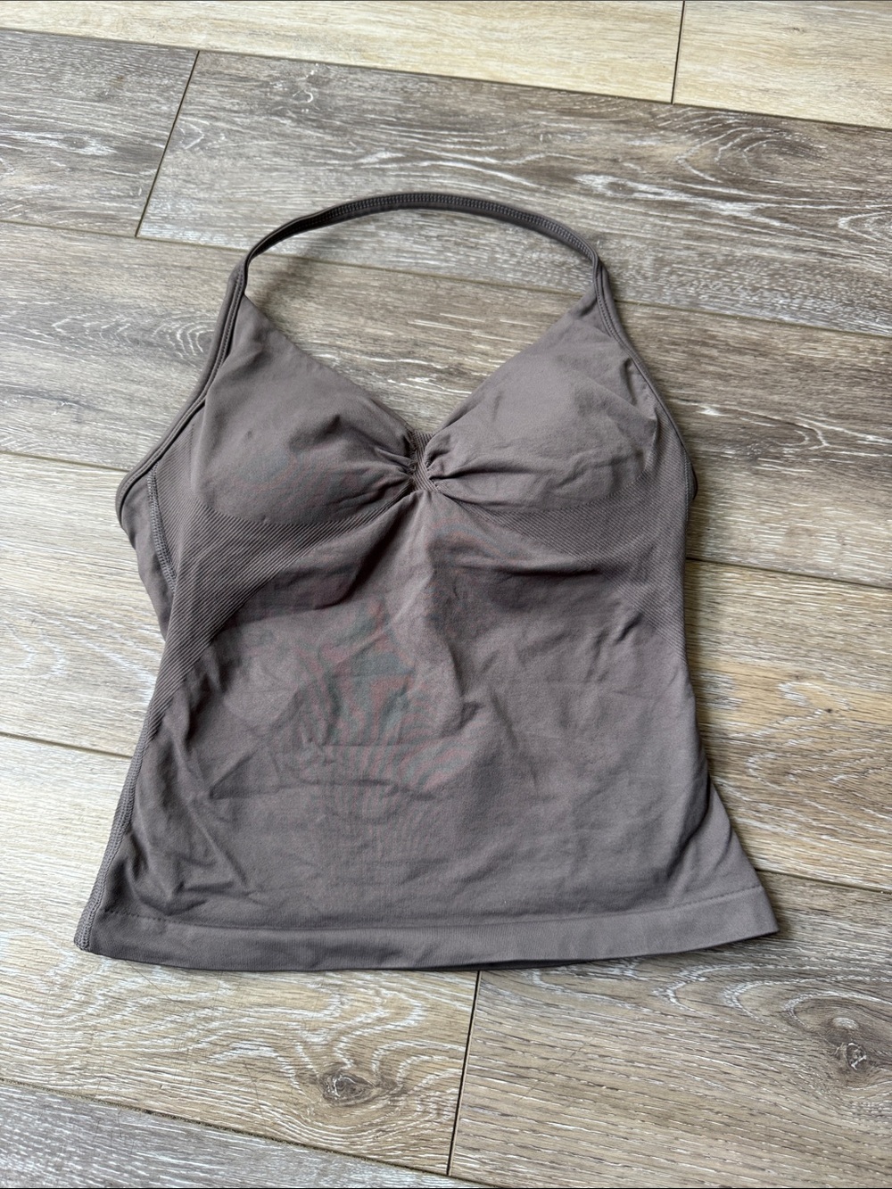 Women’s Dfyne Scrunch Halter Sports Tank Top - Gray
